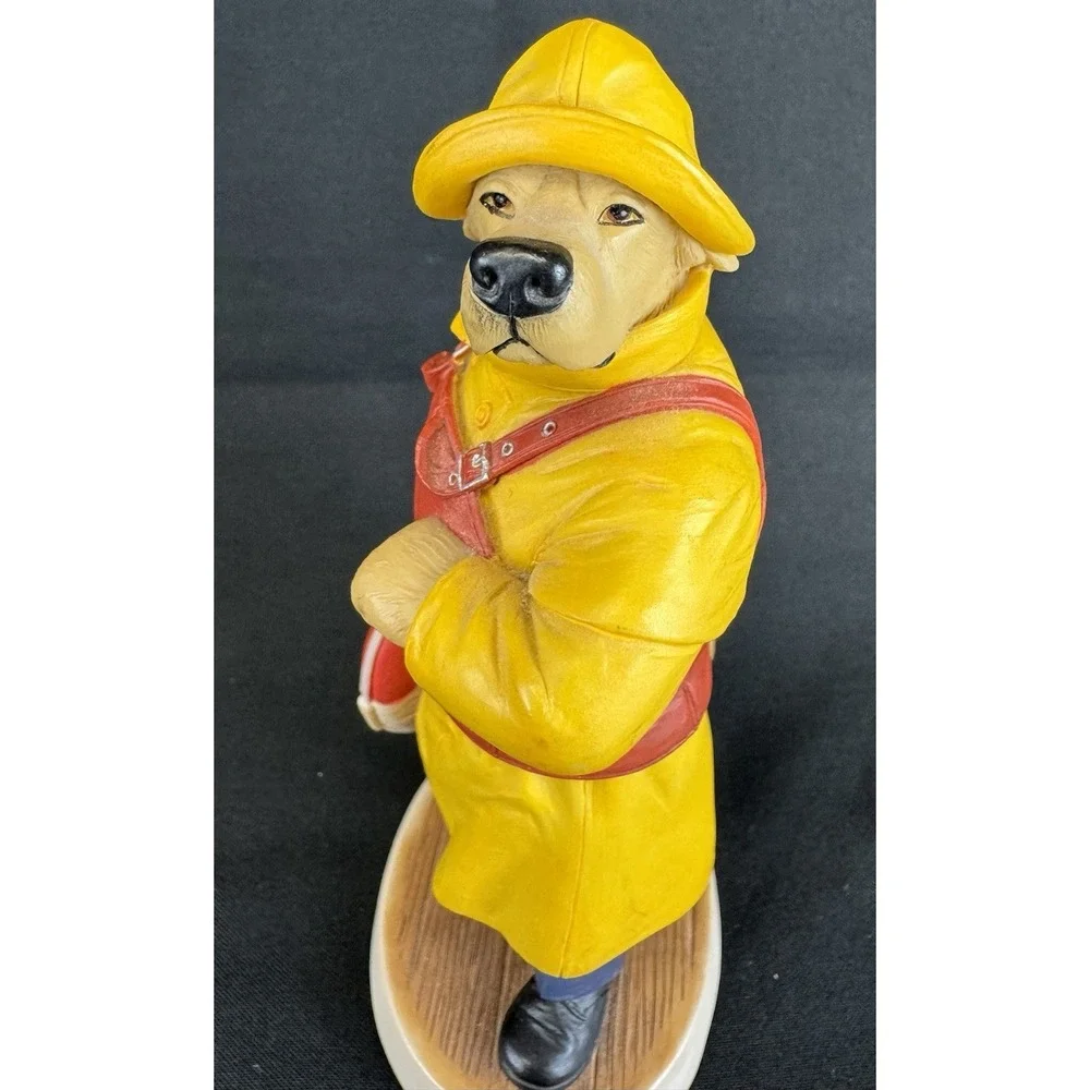 Vintage 1997 Robert Harrop Golden Retriever Lifeboat Man CC107 Made In England